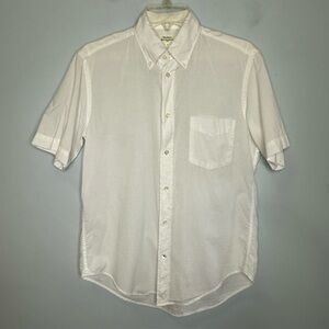 Hartford Men’s 100% Cotton Voile Sheer Feather Light Camp Shirt Size S